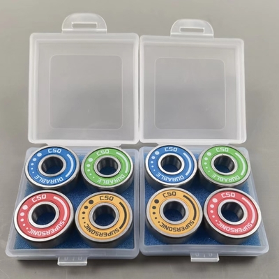 608 Hybrid Ceramic Bearing Silicon Nitride Si3N4 Colorful Rubber Seals