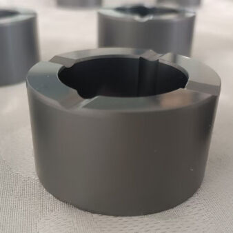 Custom Silicon Carbide Sliding Bearing Sleeve With 1650°C Max Temperature Pressureless Sintered For Pumps